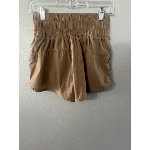 Joy Lab Women's High Rise Lined Woven Run Shorts Brown Size XS - Picture 3 of 5